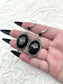 'Bat Queen' Earrings (Death Black)