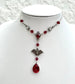 'Helena' Necklace (Blood Red)