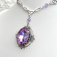 'Arinien' Necklace (Unicorn Crystal - Lilac)