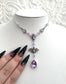 'Helena' Necklace (Lavender)