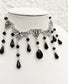 'Evelyn' Necklace (Death Black)