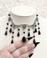 'Evelyn' Necklace (Death Black)