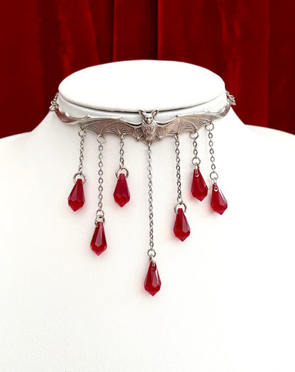 CLEARANCE! 'Twilight's Kiss' Necklace (Blood Red)