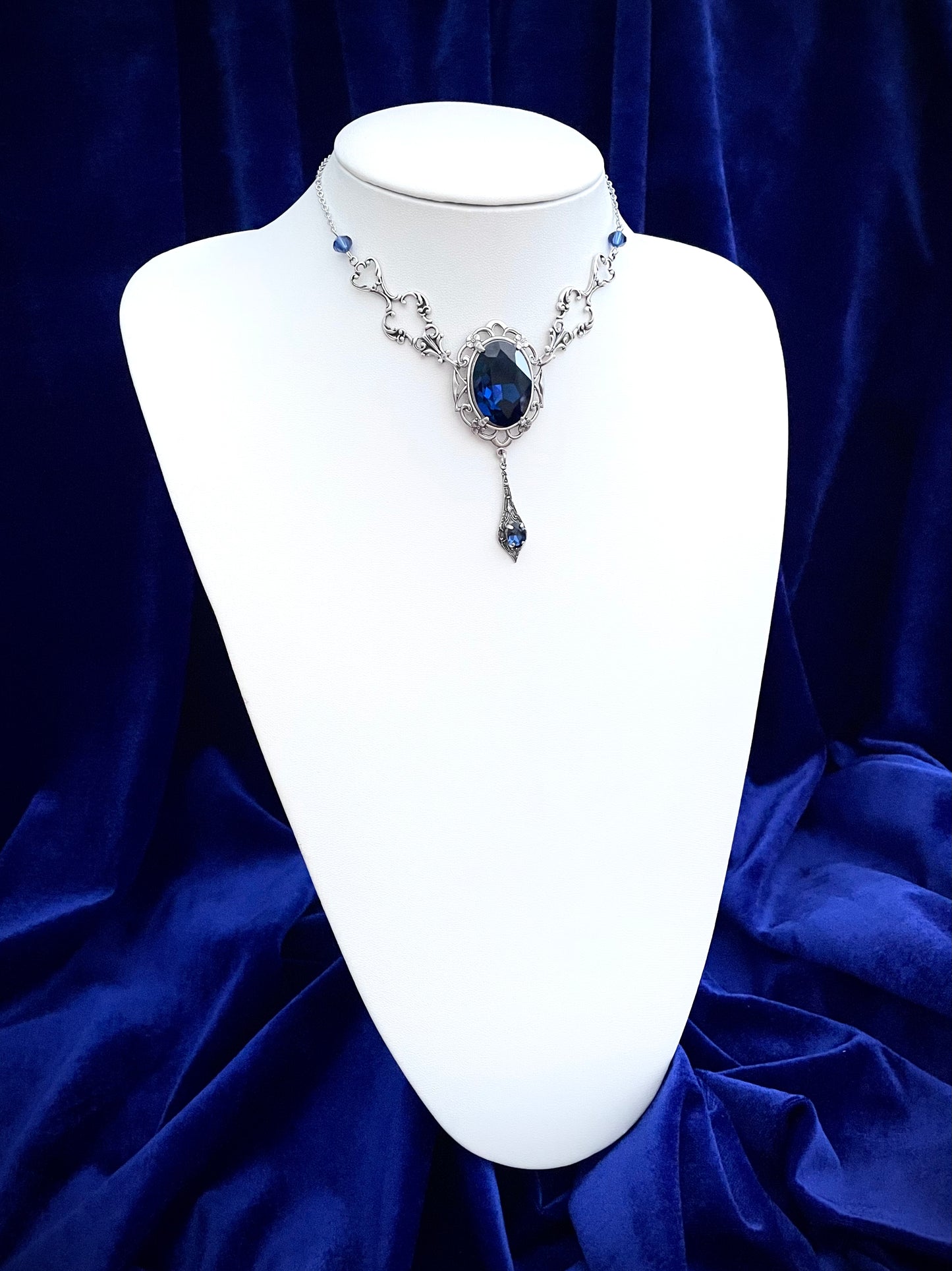 'Vladamina' Necklace (Oceans of Time Blue)