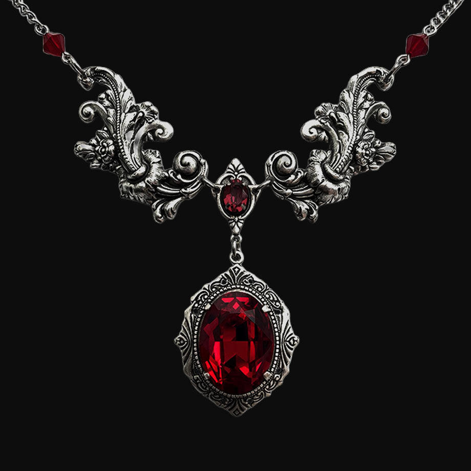'Aurora' Necklace (Blood Red)