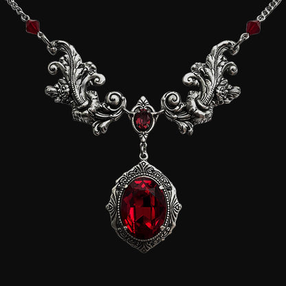 'Aurora' Necklace (Blood Red)