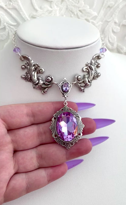 'Aurora' Necklace (Lavender)