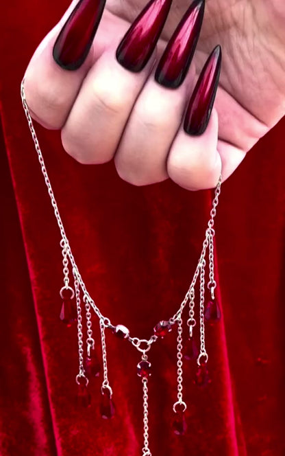 'Bloodlust' Necklace (Blood Red)