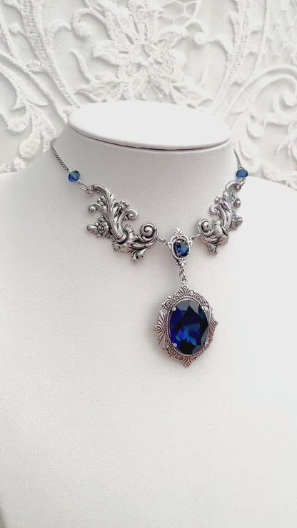 'Aurora' Necklace (Oceans of Time Blue)