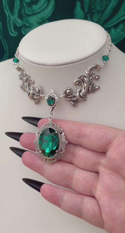 'Aurora' Necklace (Poison Emerald) *BACK ORDER*
