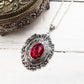 'Lestat' Pendant Necklace (Blood Red)