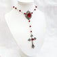 'Dracul' Rosary Style Necklace (Colour Options)