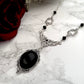 'Lenore' Necklace (Death Black)