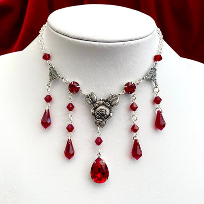 'Blood Rose' Necklace (Colour Options)