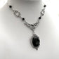 'Lenore' Necklace (Death Black)