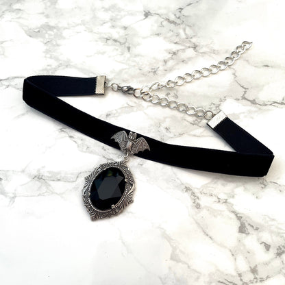 'Crypt' Choker (Death Black)