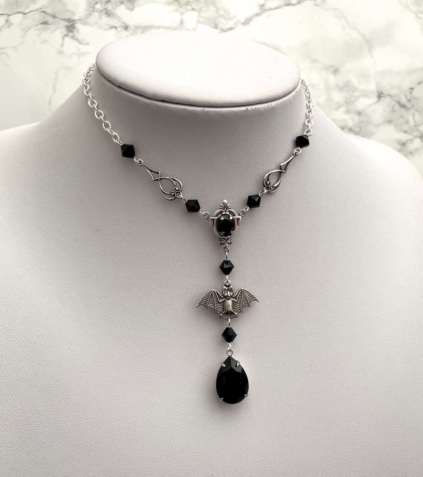 'Helena' Necklace (Death Black)