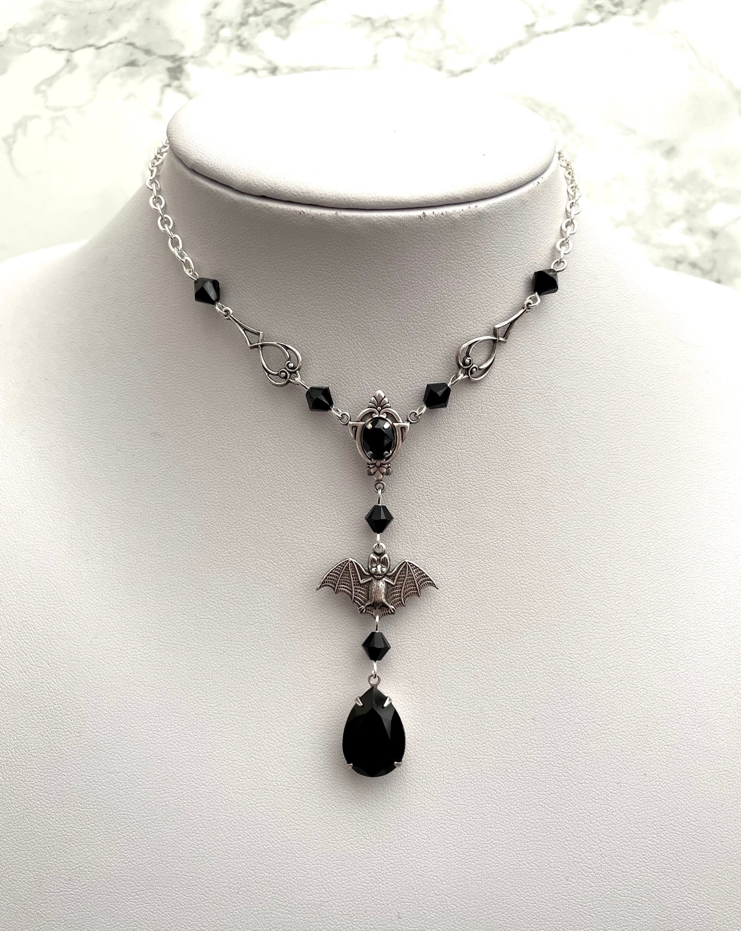 'Helena' Necklace (Death Black)