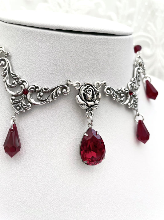 'Eve' Necklace (Blood Red)