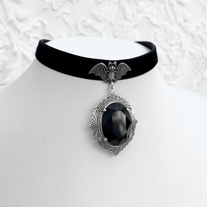 'Crypt' Choker (Death Black)