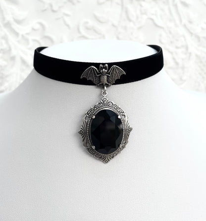 'Crypt' Choker (Death Black)