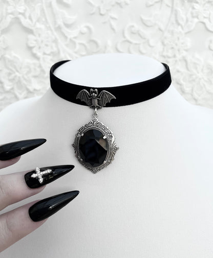 'Crypt' Choker (Death Black)