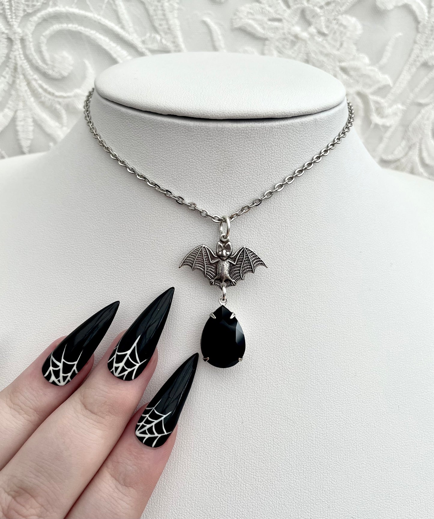 'Eternal' Necklace (Death Black)