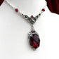 'Dark Queen' Necklace (Oxblood)