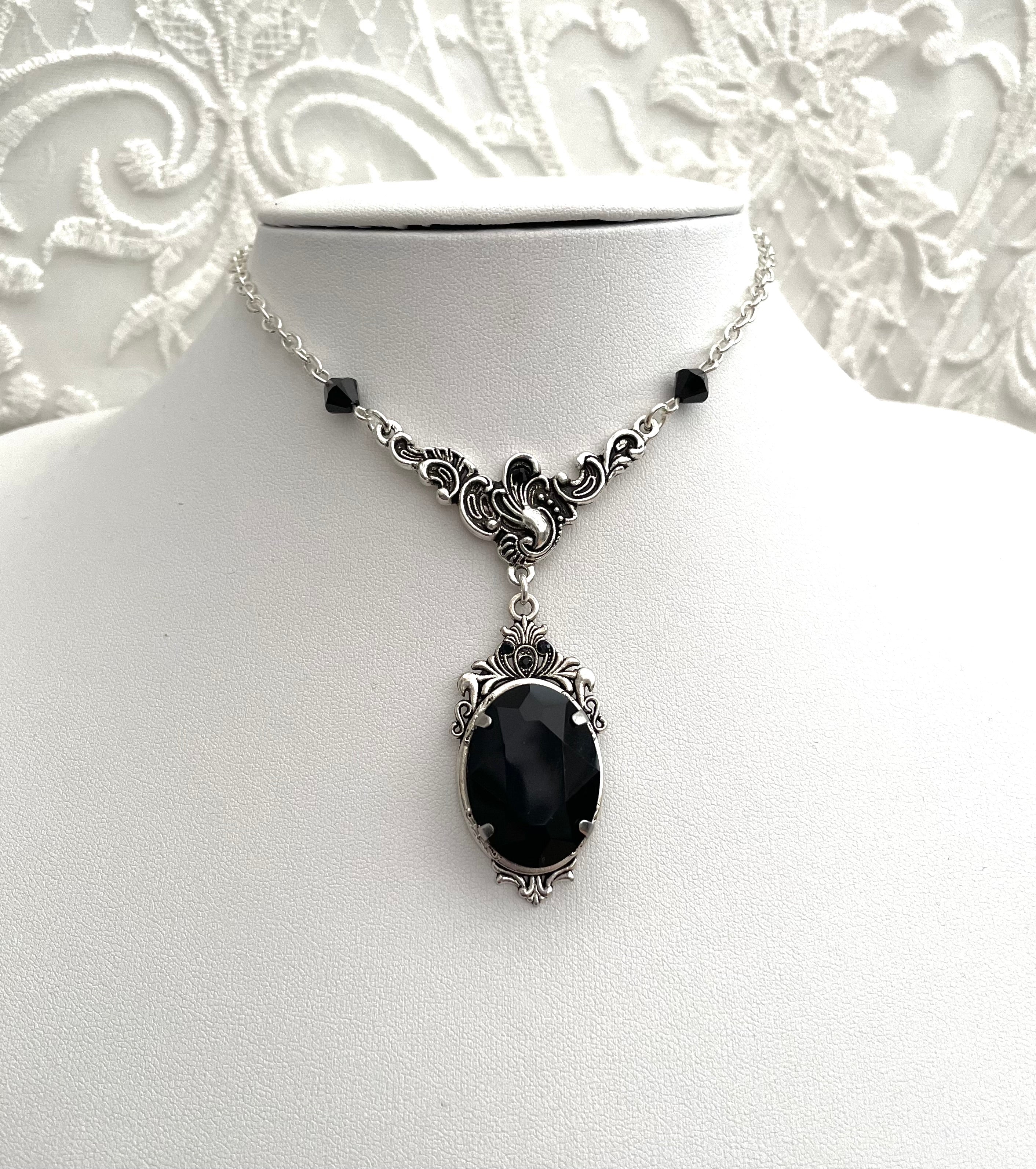 Dark Queen Onyx store Necklace