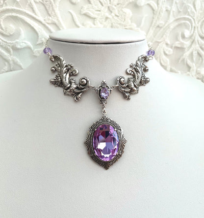 'Aurora' Necklace (Lavender)