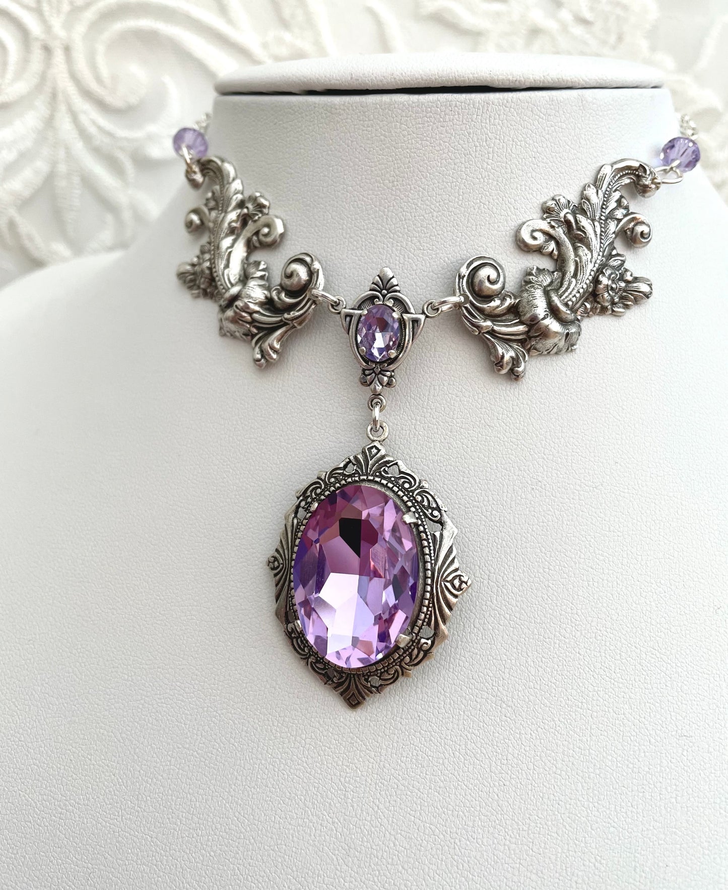 'Aurora' Necklace (Lavender)