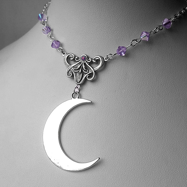 'Lunaria' Necklace (Violet)