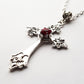 'Dracul' Pendant Necklace (Blood Red)