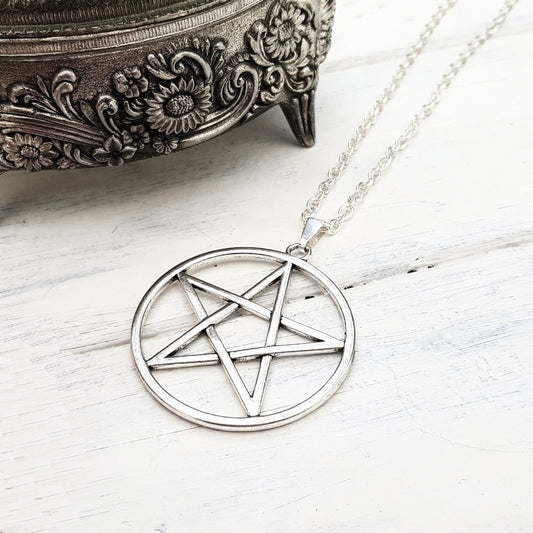 Large Pentagram Pendant Necklace