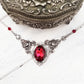 'Ophelia' Necklace (Passion Red)